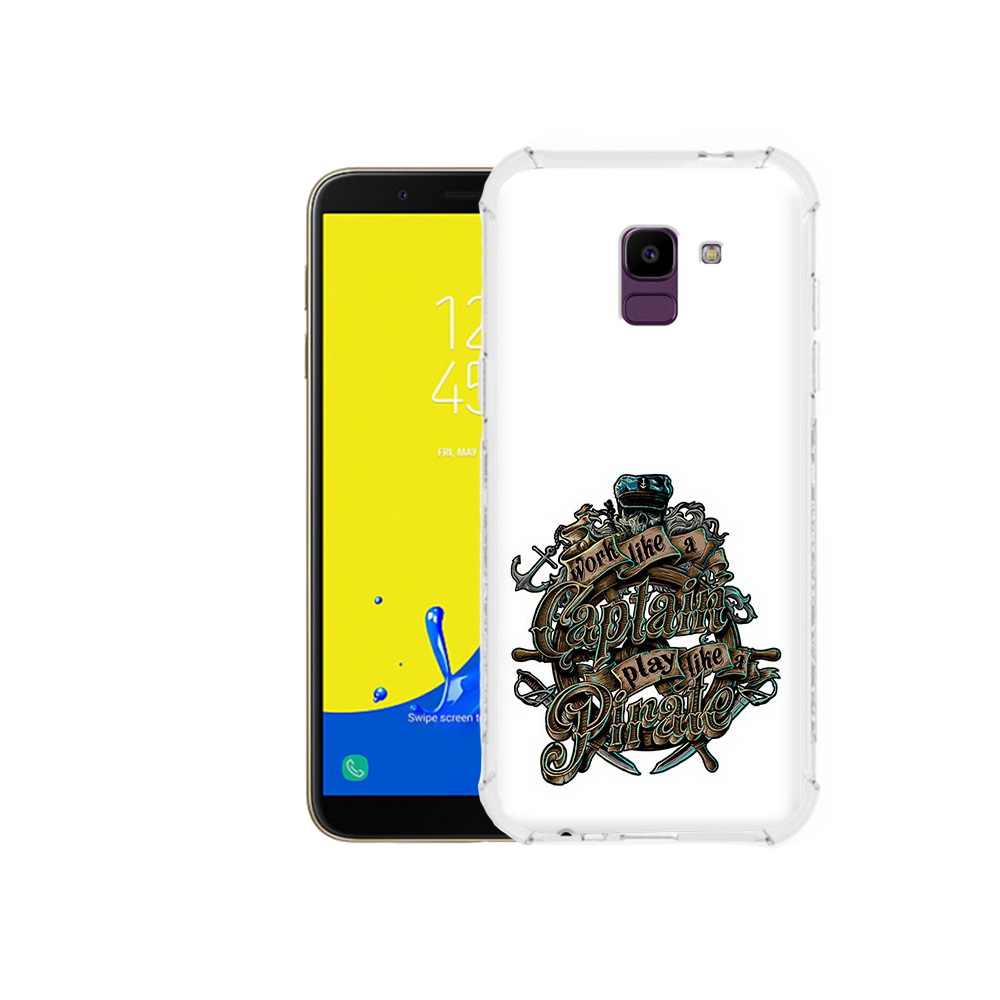 Чехол MyPads Tocco для Samsung Galaxy J6 (2018) капитан пиратов