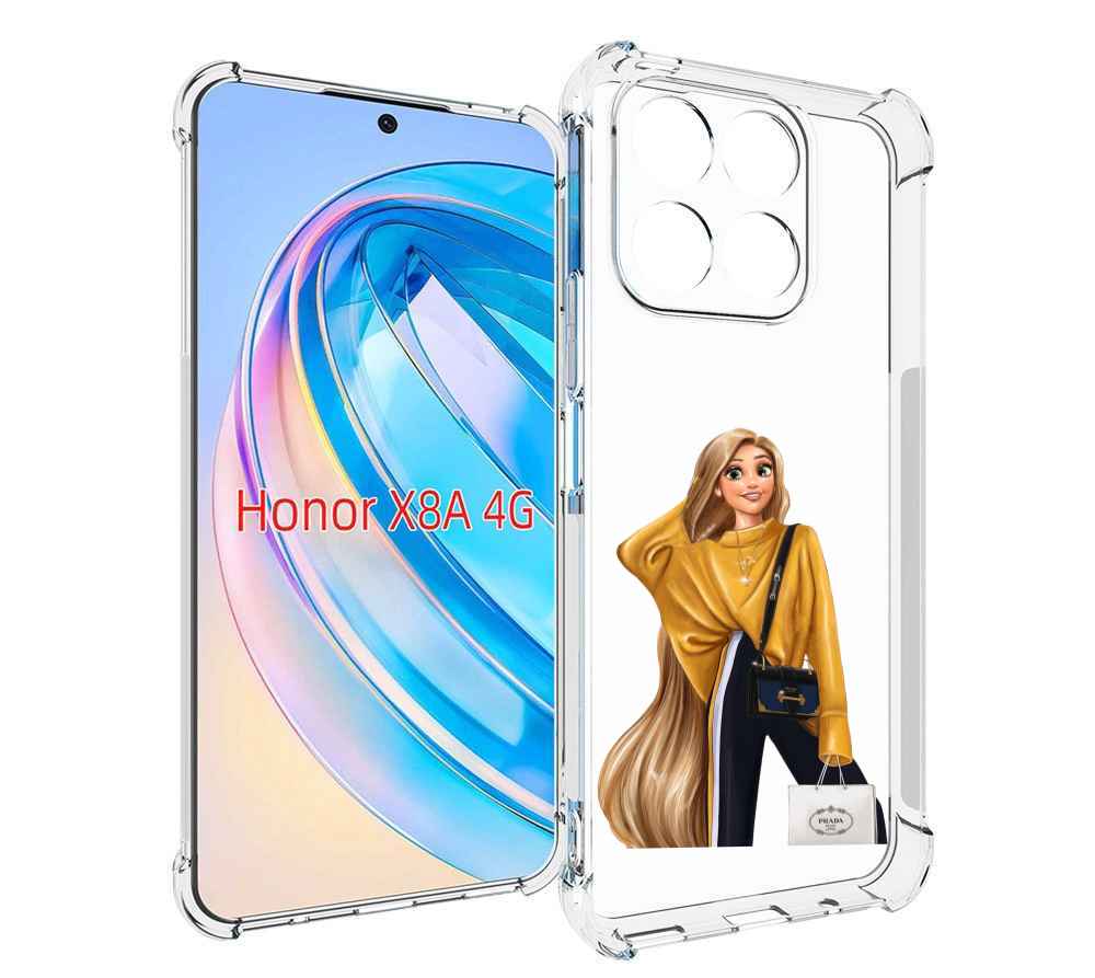 

Чехол MyPads модная-рапунсель женский для Honor X8a, Tocco