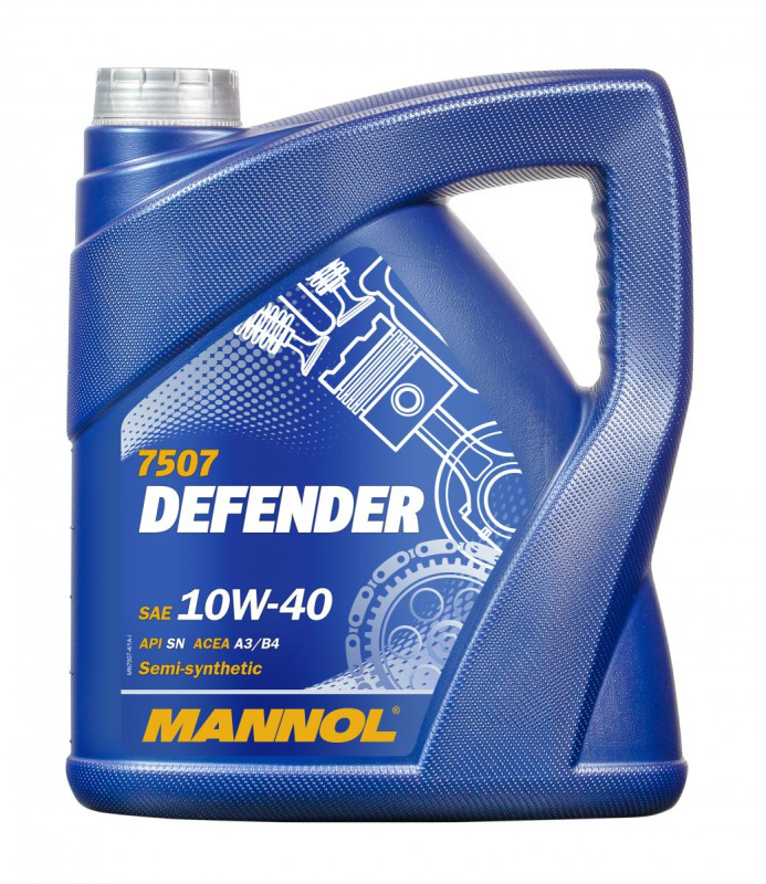 

Моторное масло полусинтетическое MANNOL DEFENDER 7507 10W-40 4 л.