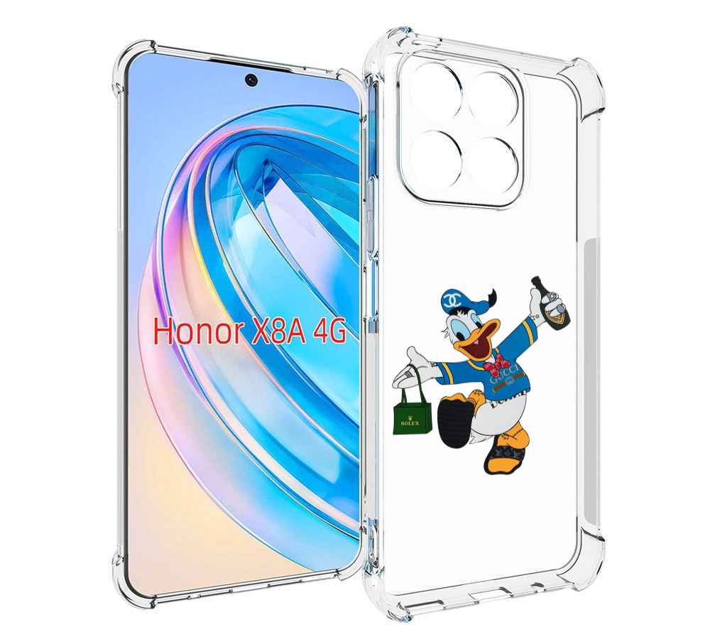 

Чехол MyPads модный-дональд-дак для Honor X8a, Tocco