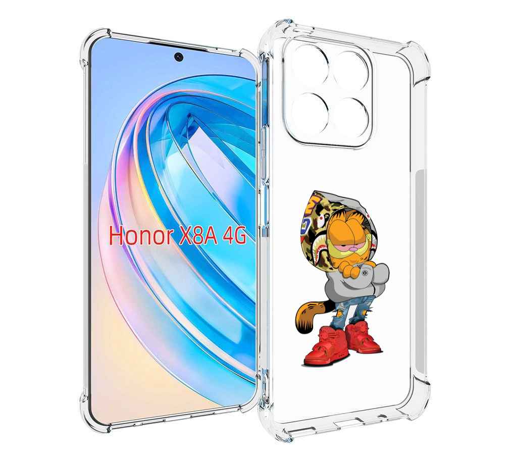 

Чехол MyPads модный-котяра детский для Honor X8a, Tocco