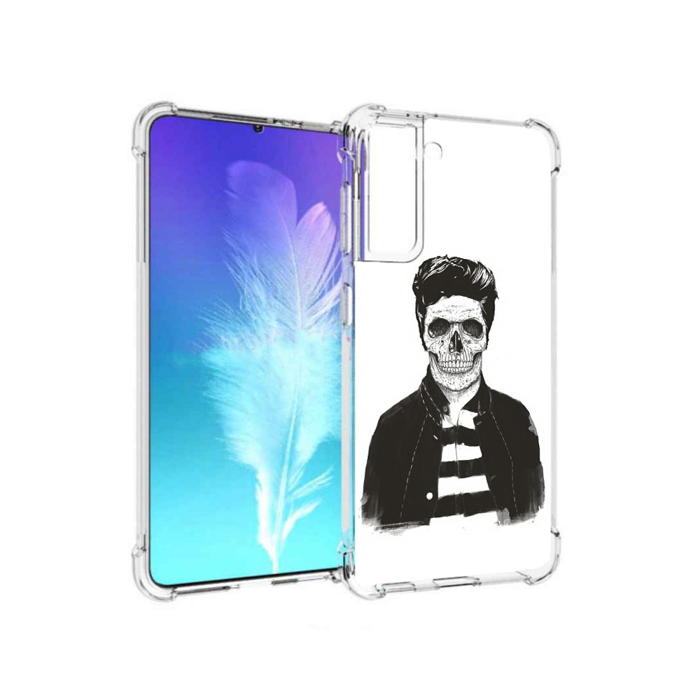 

Чехол MyPads Tocco для Samsung Galaxy S21 скелет (PT157088.510.604), Прозрачный, Tocco