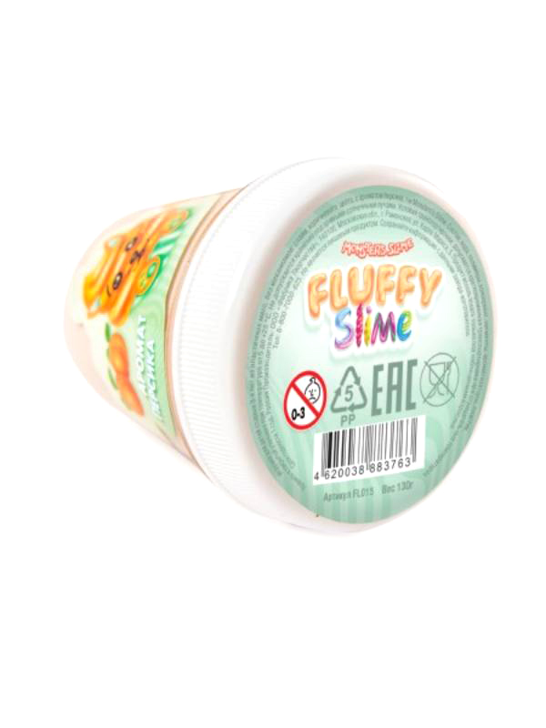 

Слайм Fluffy Персик (100 г)