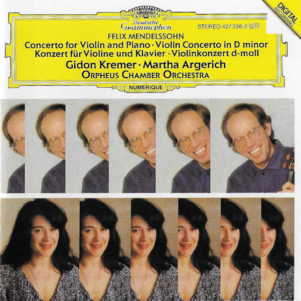

MENDELSSOHN: Konz.f.Vl.u.Kl. Kremer, Argerich (1 CD)