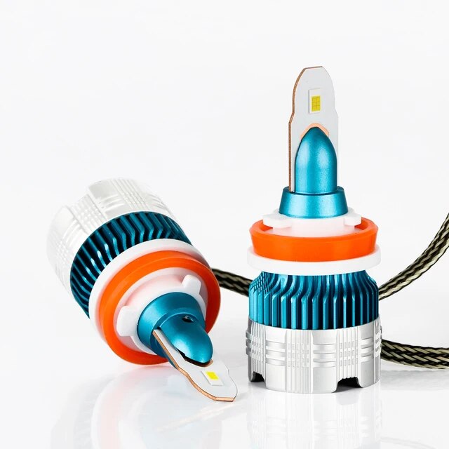 

Автомобильные светодиодные лампы Bemonde Headlight H11 c вентилятором 2шт Премиум свет, Led-H11