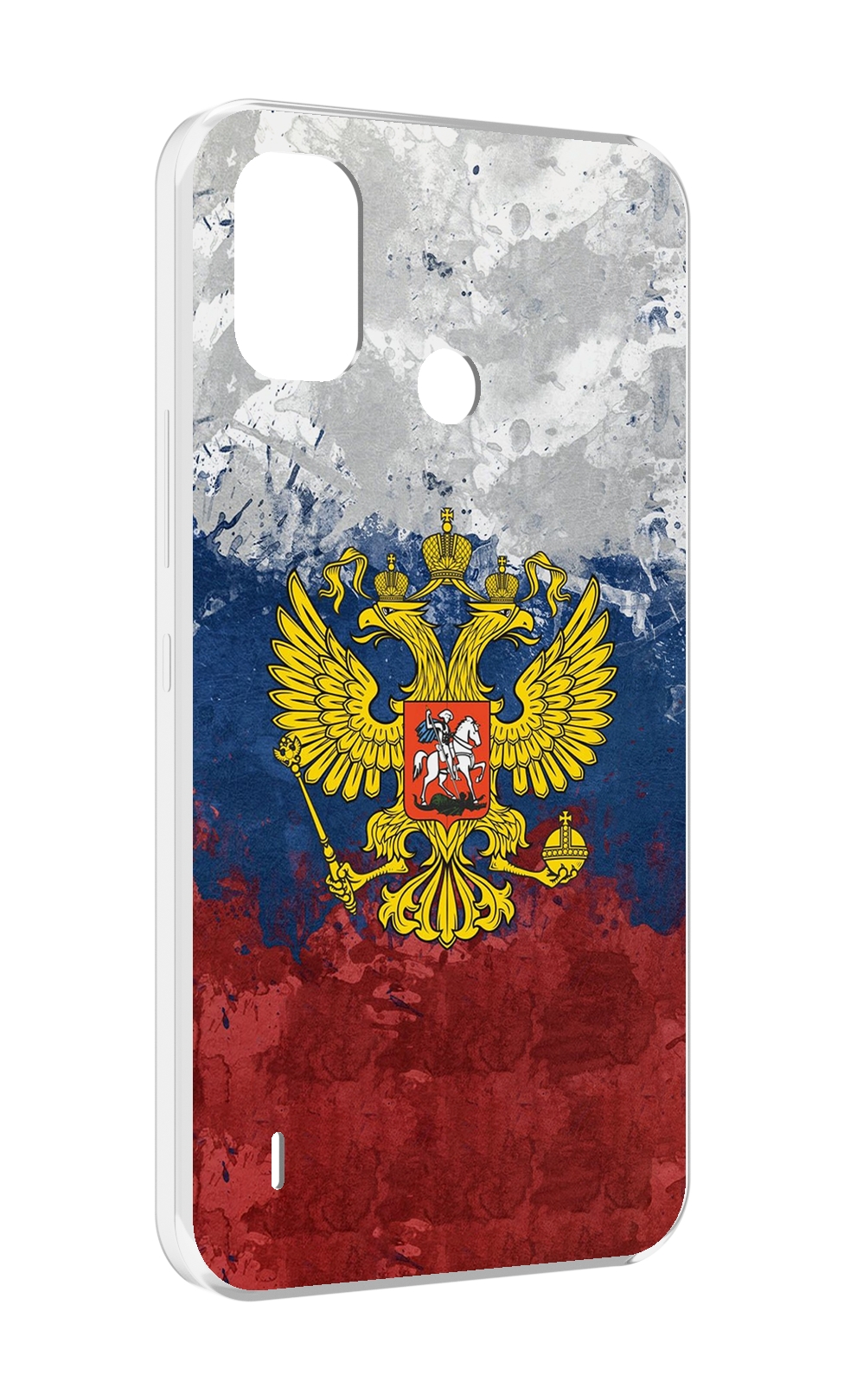 

Чехол MyPads герб-России для Itel A48, Прозрачный, Tocco
