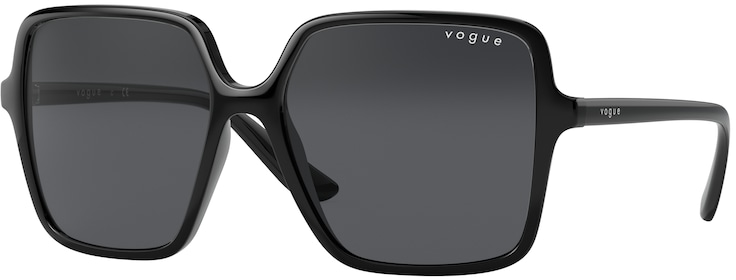 

Солнцезащитные очки женские VOGUE 0VO5352S / 56 W44/87, черный, 0VO5352S / 56 W44/87