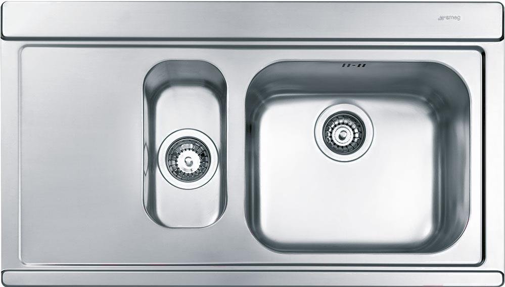 фото Кухонная мойка smeg li915s stainless steel