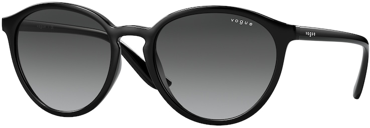 

Солнцезащитные очки женские VOGUE 0VO5374S / 55 W44/11, черный, 0VO5374S / 55 W44/11