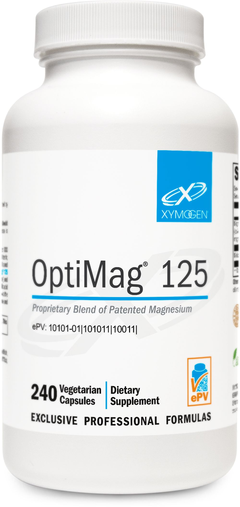 

Магний XYMOGEN OptiMag 125 капсулы 240 шт., OptiMag