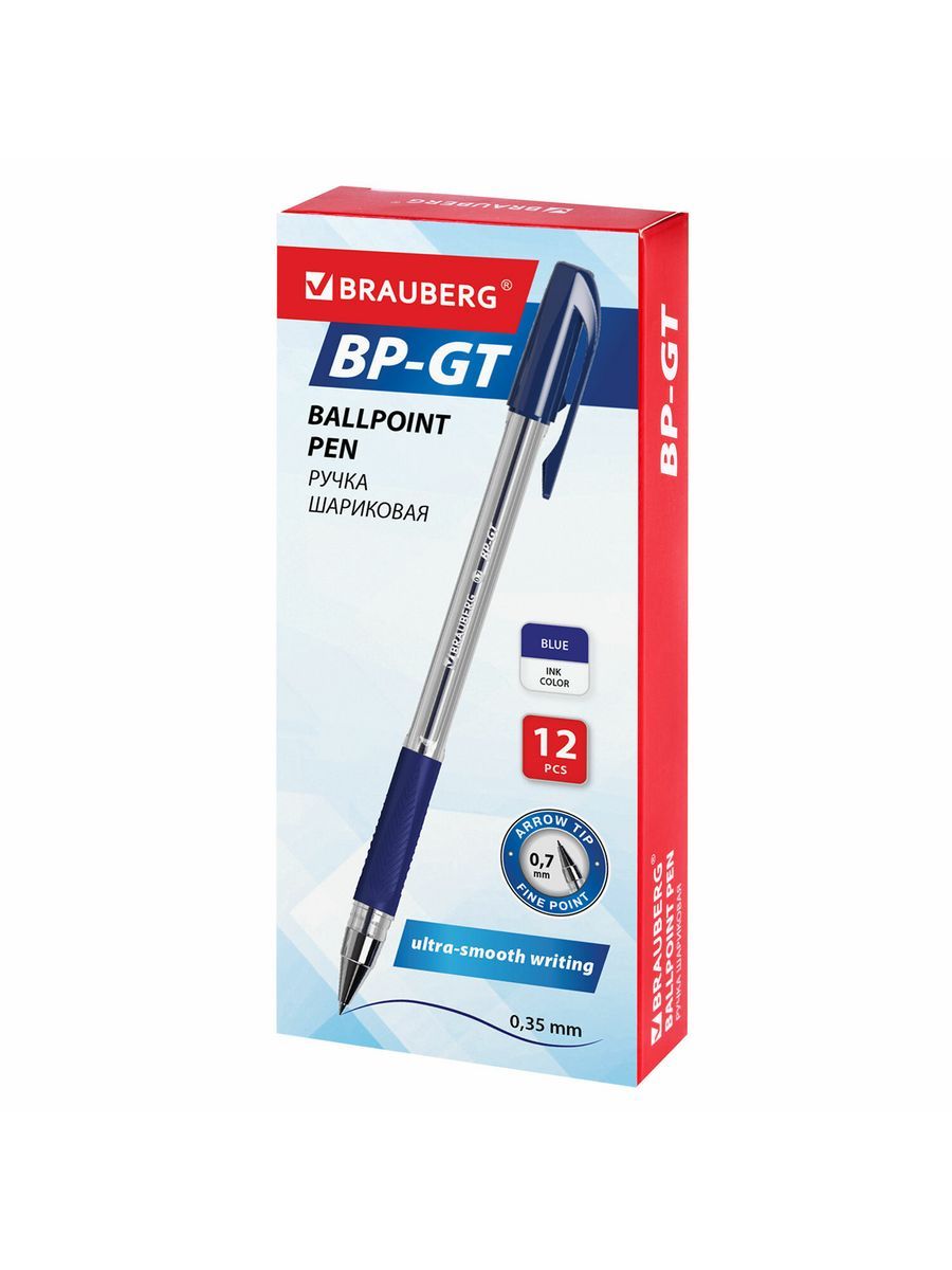 

Ручки Brauberg шариковые BP-GT, 12 шт
