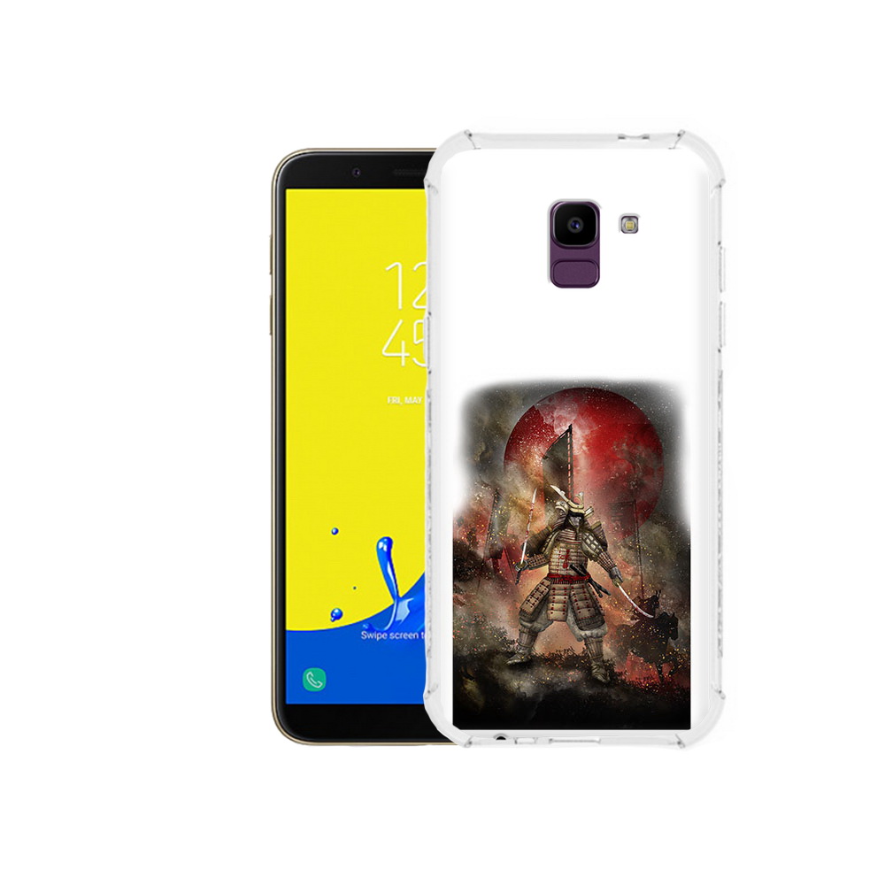 

Чехол MyPads Tocco для Samsung Galaxy J6 (2018) китайскийвоин, Прозрачный, Tocco