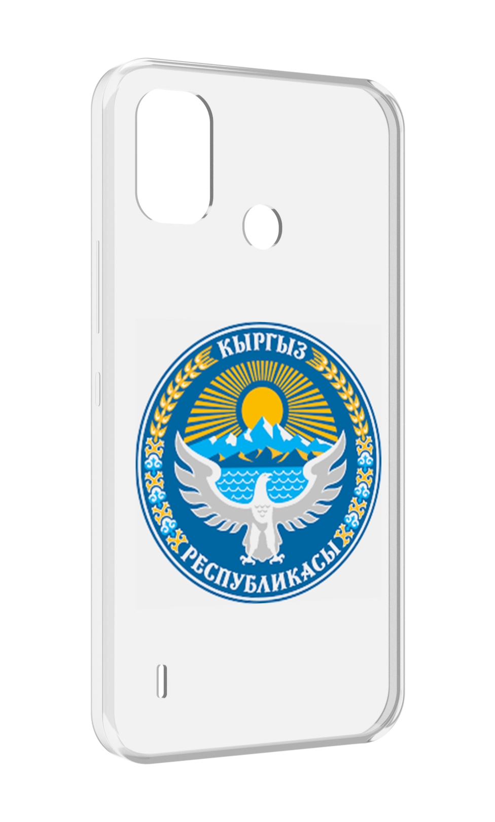 

Чехол MyPads герб-киргизия для Itel A48, Прозрачный, Tocco