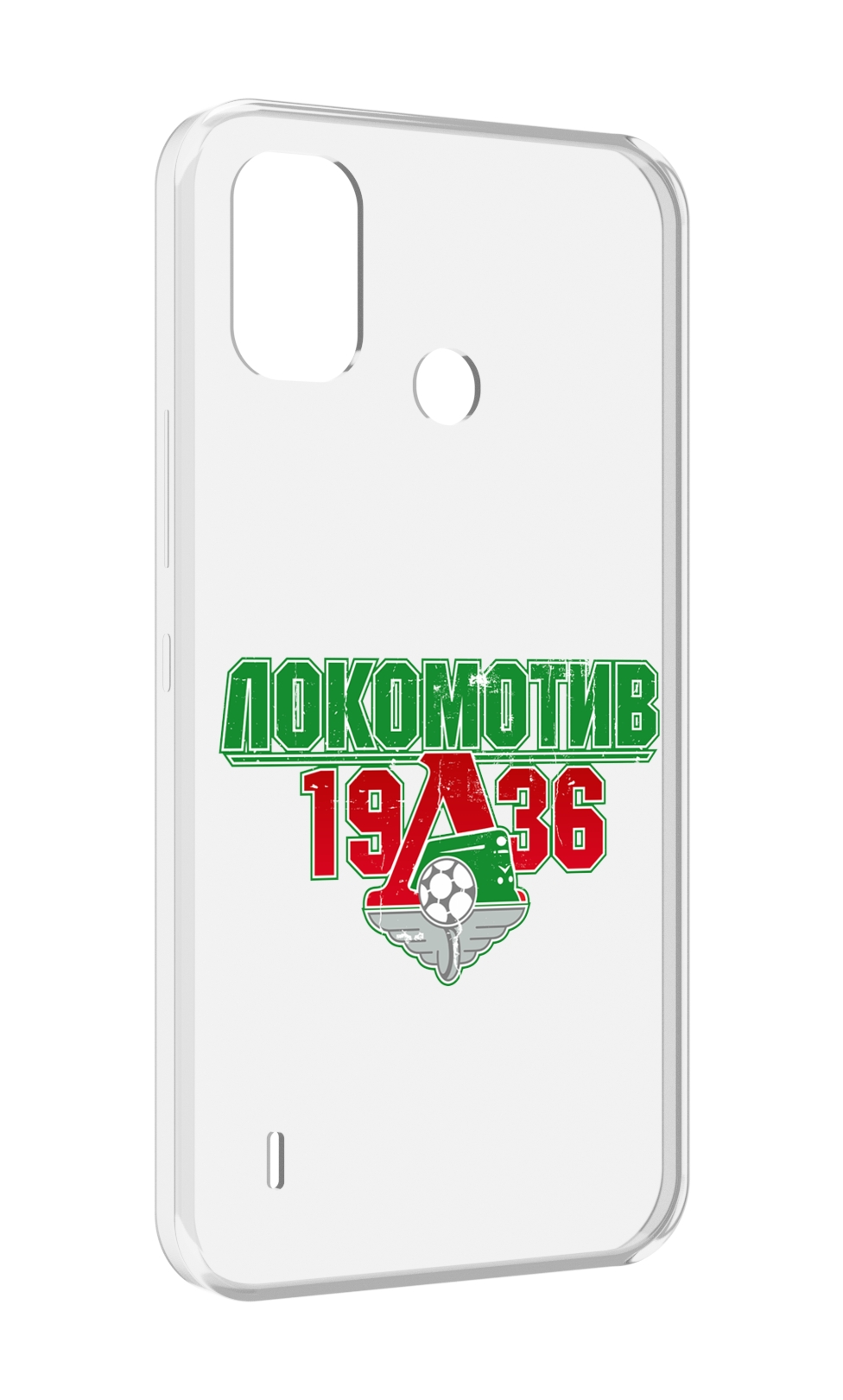 

Чехол MyPads ФК локомотив 1936 для Itel A48, Прозрачный, Tocco