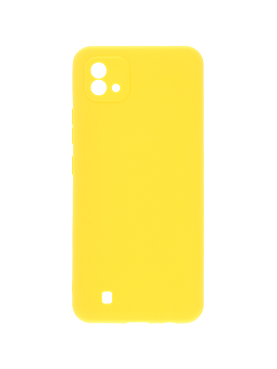 фото Чехол накладка soft matte для realme c20/c11 2021 (желтый) защита камеры zibelino