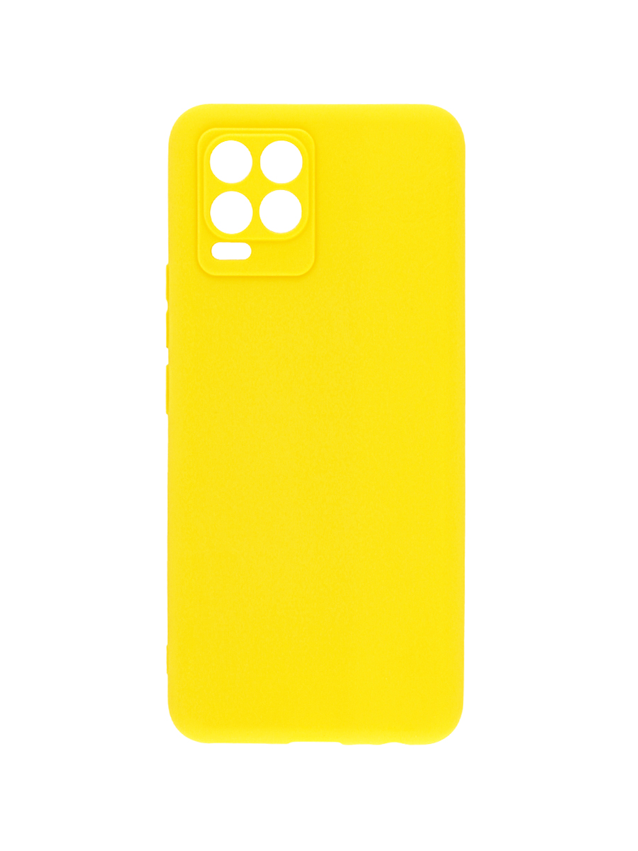 фото Чехол накладка soft matte для realme 8/8 pro (желтый) защита камеры zibelino