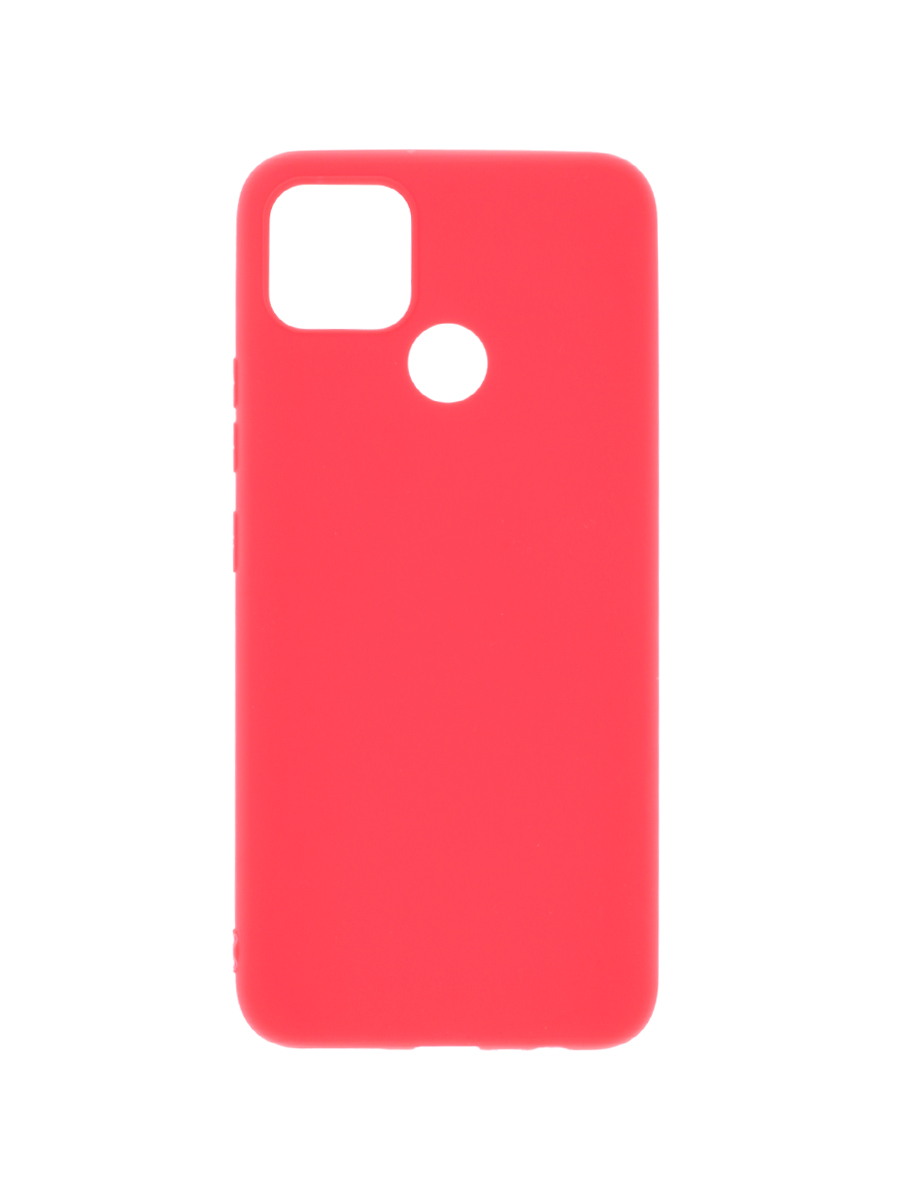 фото Чехол накладка soft matte для realme c12/c25/c25s (красный) zibelino