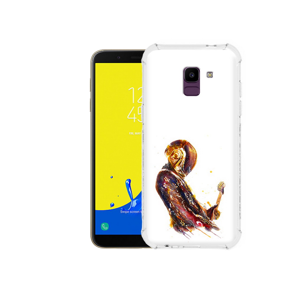 

Чехол MyPads Tocco для Samsung Galaxy J6 (2018) космо-музыкант, Прозрачный, Tocco