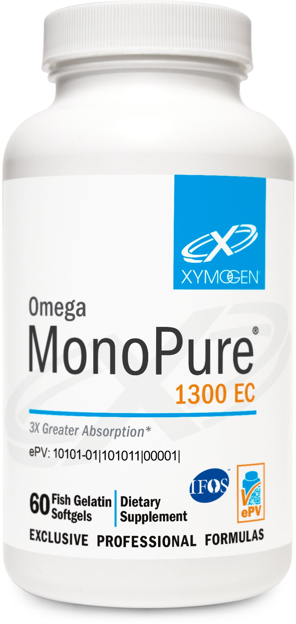 

Омега-3 XYMOGEN Omega MonoPure 1300 EC капсулы 60 шт., Omega MonoPure