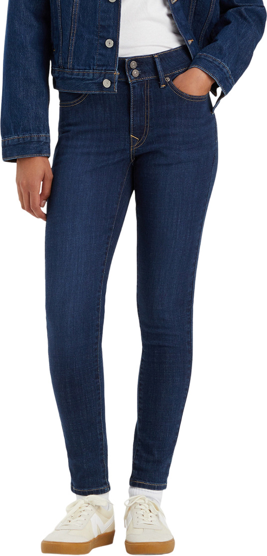 

Джинсы женские LEVIS 711 DOUBLE BUTTON DARK INDIGO - WORN IN синие 26/28, Синий, 711 DOUBLE BUTTON DARK INDIGO - WORN IN