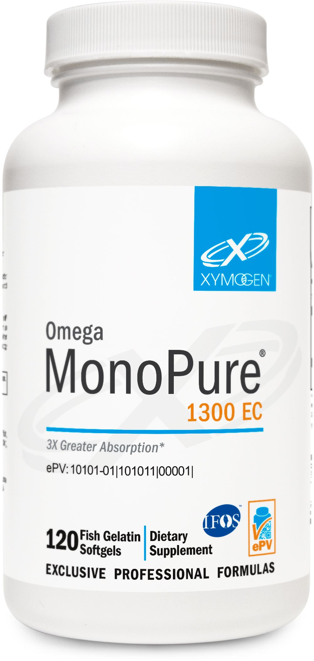 

Омега-3 XYMOGEN Omega MonoPure 1300 EC капсулы 120 шт., Omega MonoPure