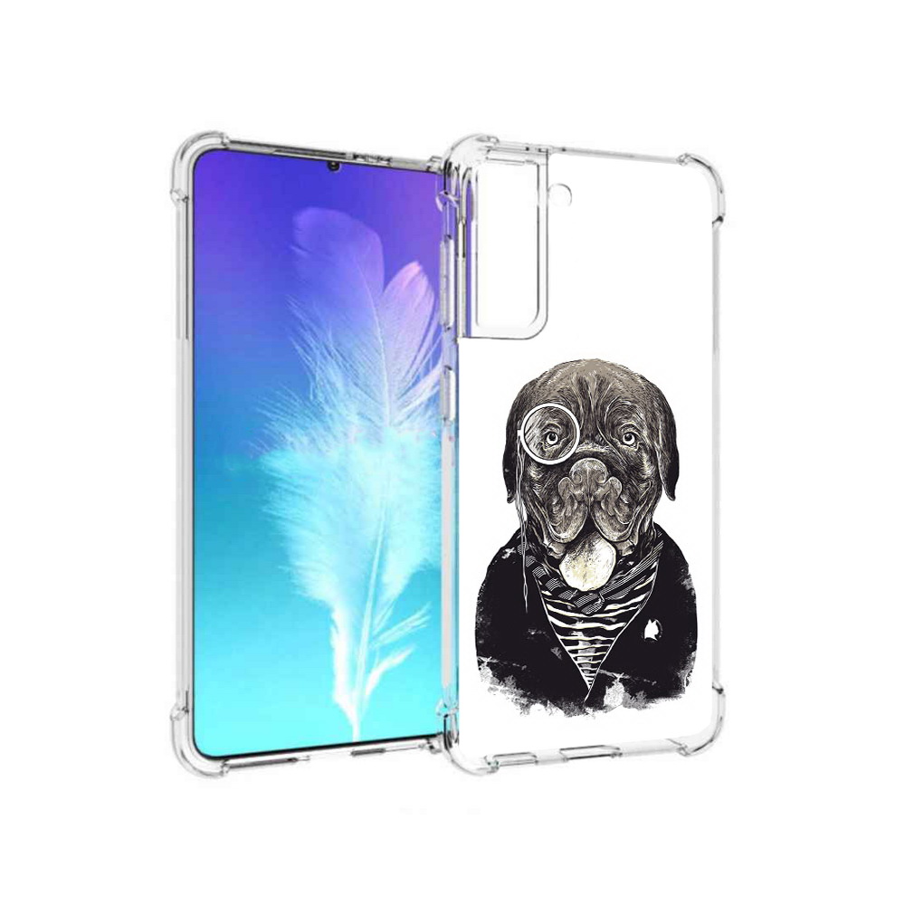 

Чехол MyPads Tocco для Samsung Galaxy S21 солидный песик (PT157088.510.615), Прозрачный, Tocco