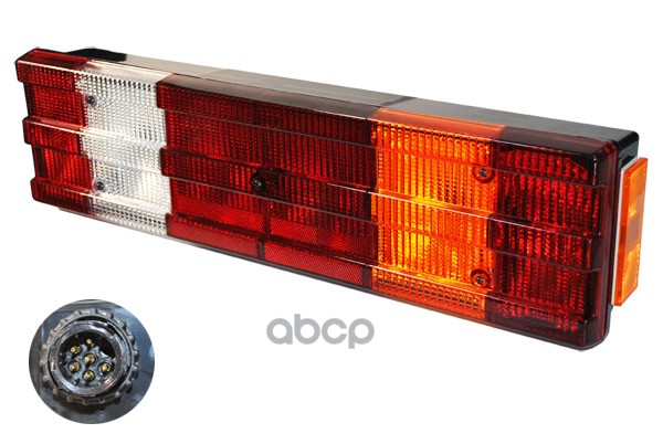 

M610948_фонарь задний rh 6-секц. amp-socket mb actros