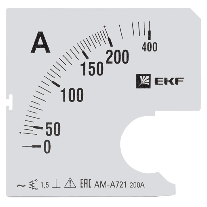 фото Шкала сменная для a721 200/5а-1,5 ekf proxima