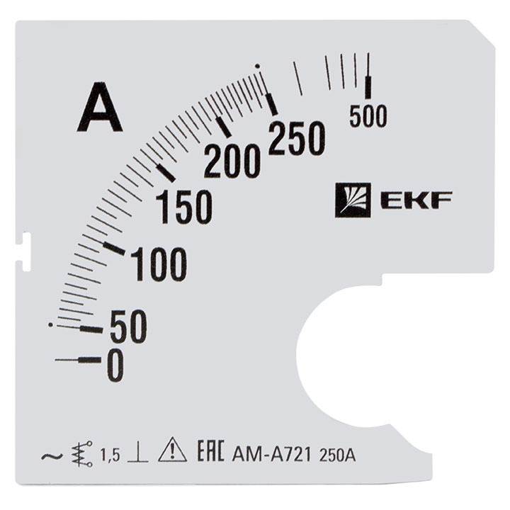 

Шкала сменная для A721 250/5А-1,5 EKF PROxima