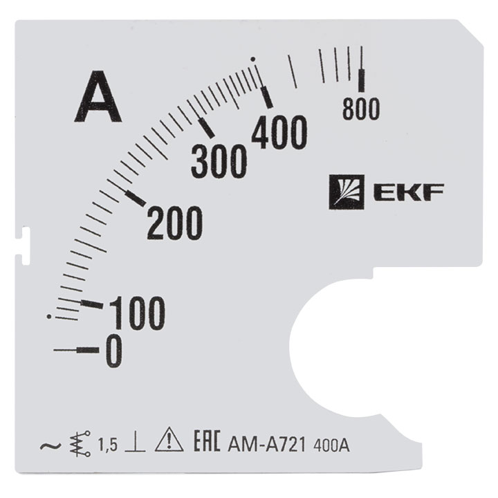 

Шкала сменная для A721 400/5А-1,5 EKF PROxima