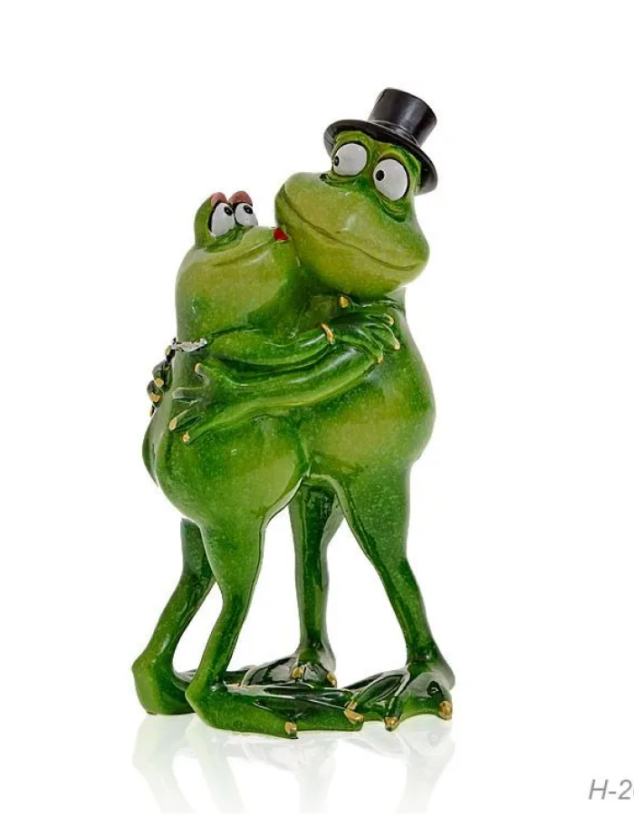 Фигурка, GALEONTRADE, Лягушка Влюбленные 20 см., YX89030