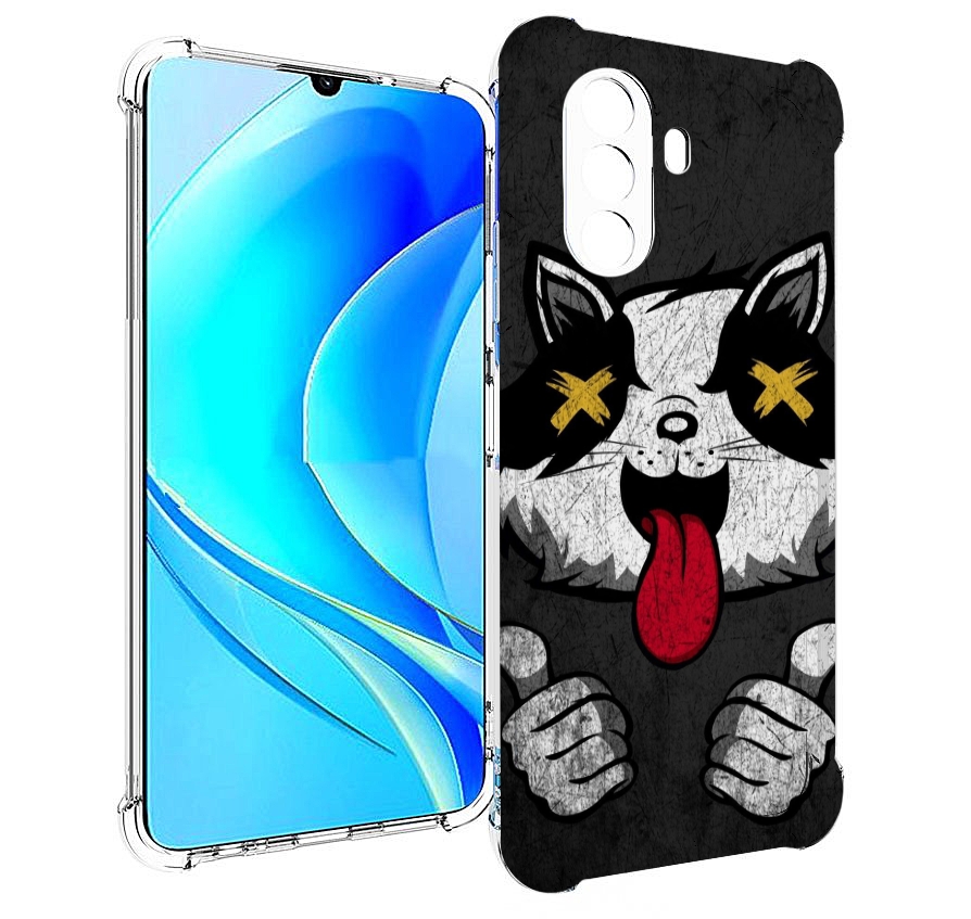 

Чехол MyPads классный зверек для Huawei Nova Y70 / Nova Y70 Plus (MGA-LX9N), Прозрачный, Tocco