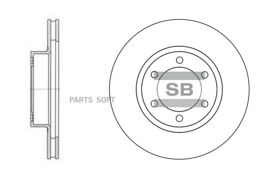 

Тормозной диск Sangsin brake для Lexus GX470 SD4004