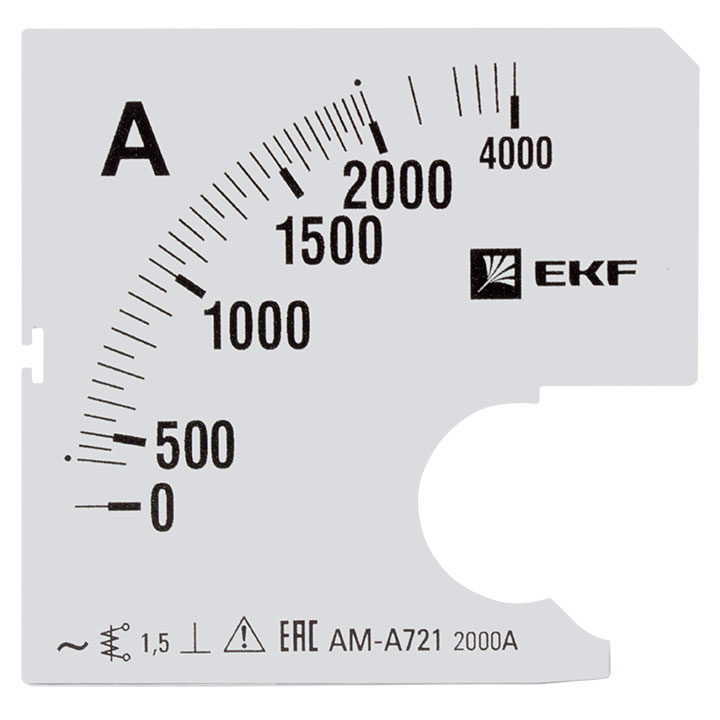

Шкала сменная для A721 2000/5А-1,5 EKF PROxima