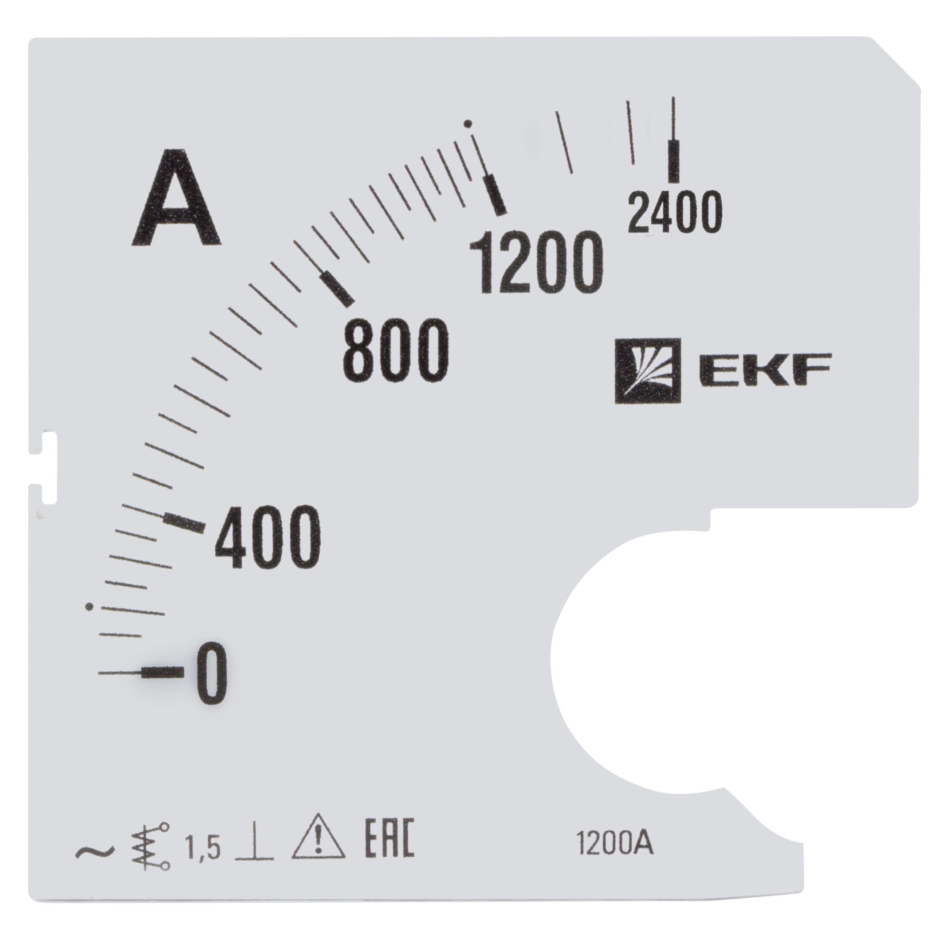 

Шкала сменная для A721 1200/5А-1,5 EKF PROxima