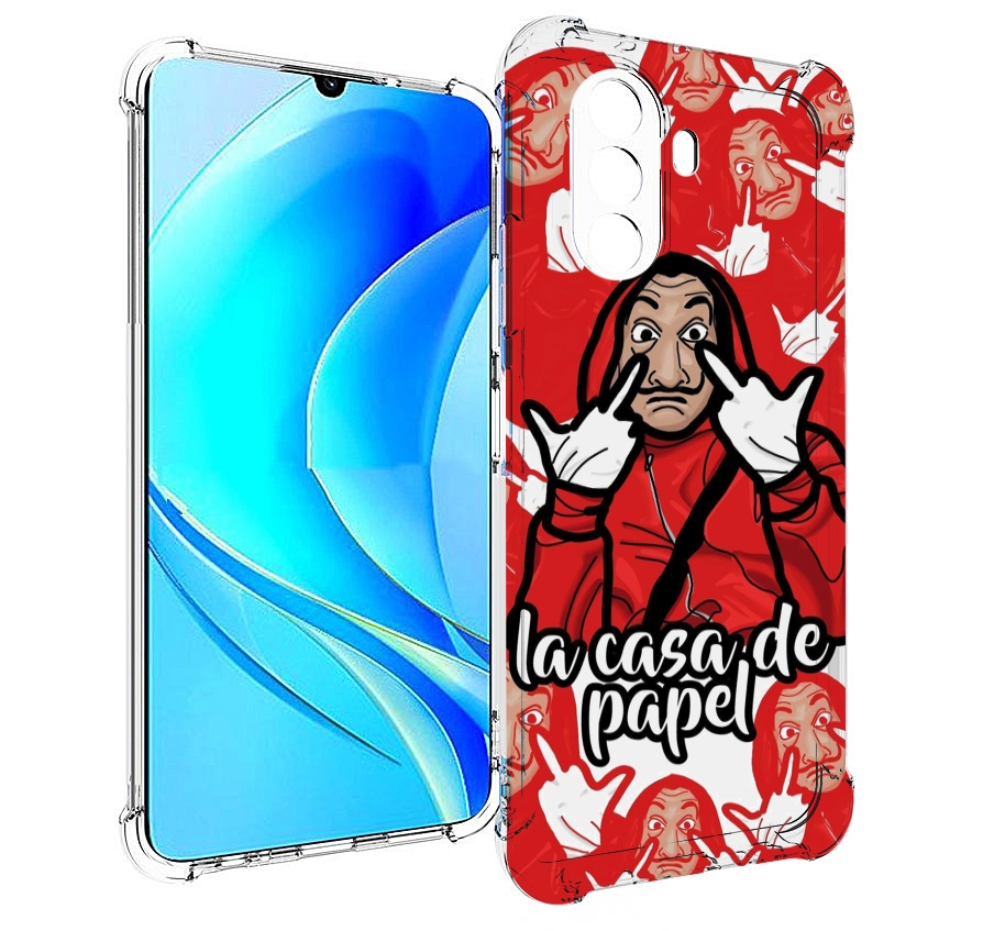 

Чехол MyPads комикс-бумажный-дом для Huawei Nova Y70 / Nova Y70 Plus (MGA-LX9N), Прозрачный, Tocco