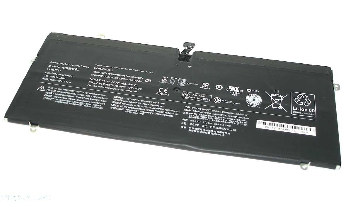 

Аккумулятор OEM для ноутбука Lenovo IdeaPad Yoga 2 Pro 13 Ultrabook Series, 7.4V (54Wh), L12M4P21 для Lenovo IdeaPad Yoga 2 Pro 13 Ultrabook