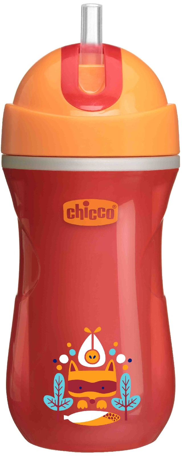 фото Чашка-поильник chicco sport cup (трубочка), 1 шт., 14м+, 266 мл
