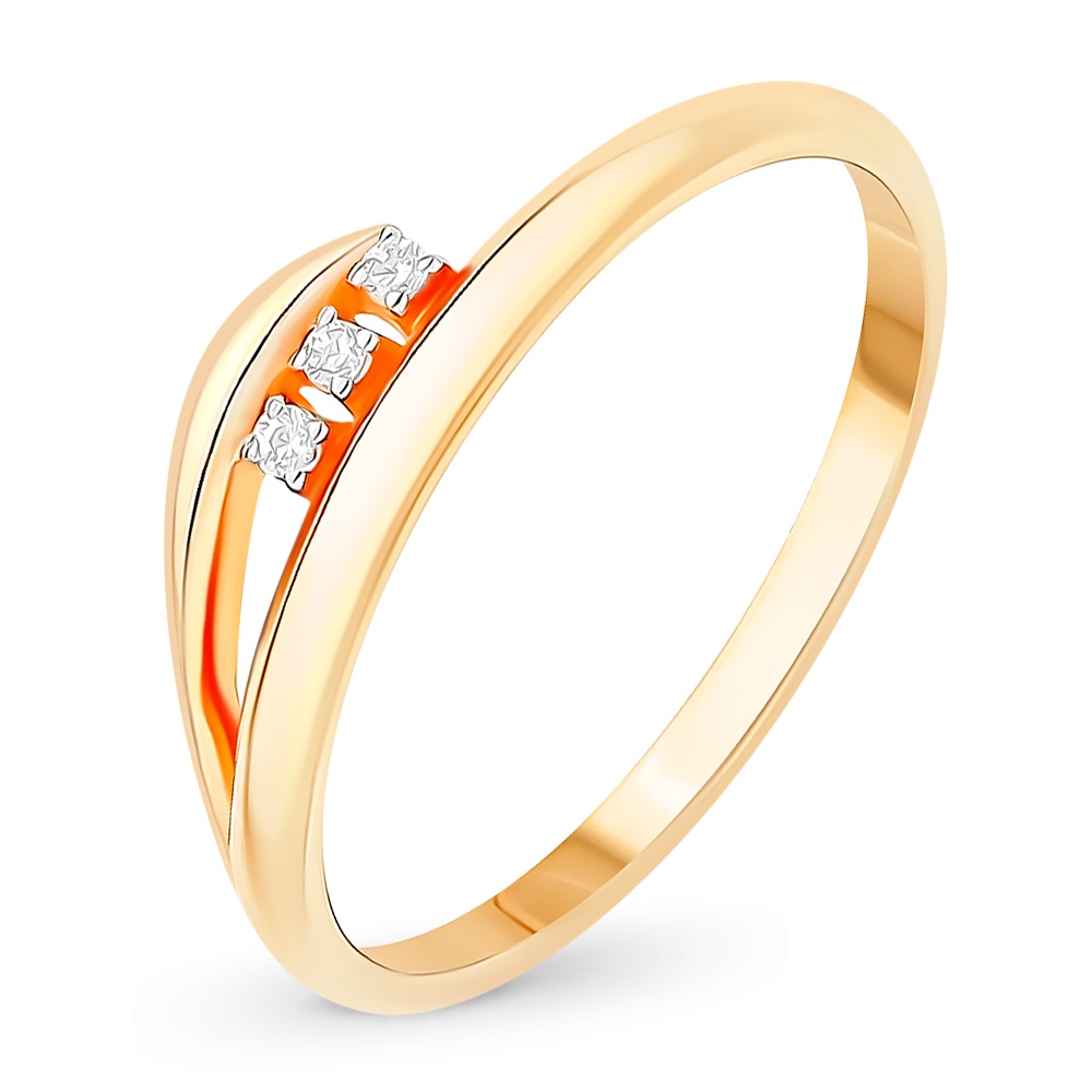 

Кольцо из красного золота с фианитом р.  585Gold 301011528, 301011528