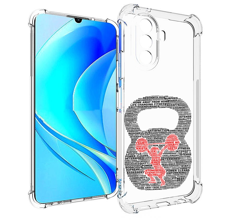 

Чехол MyPads бодибилдинг гиря из слов для Huawei Nova Y70 / Nova Y70 Plus (MGA-LX9N), Прозрачный, Tocco