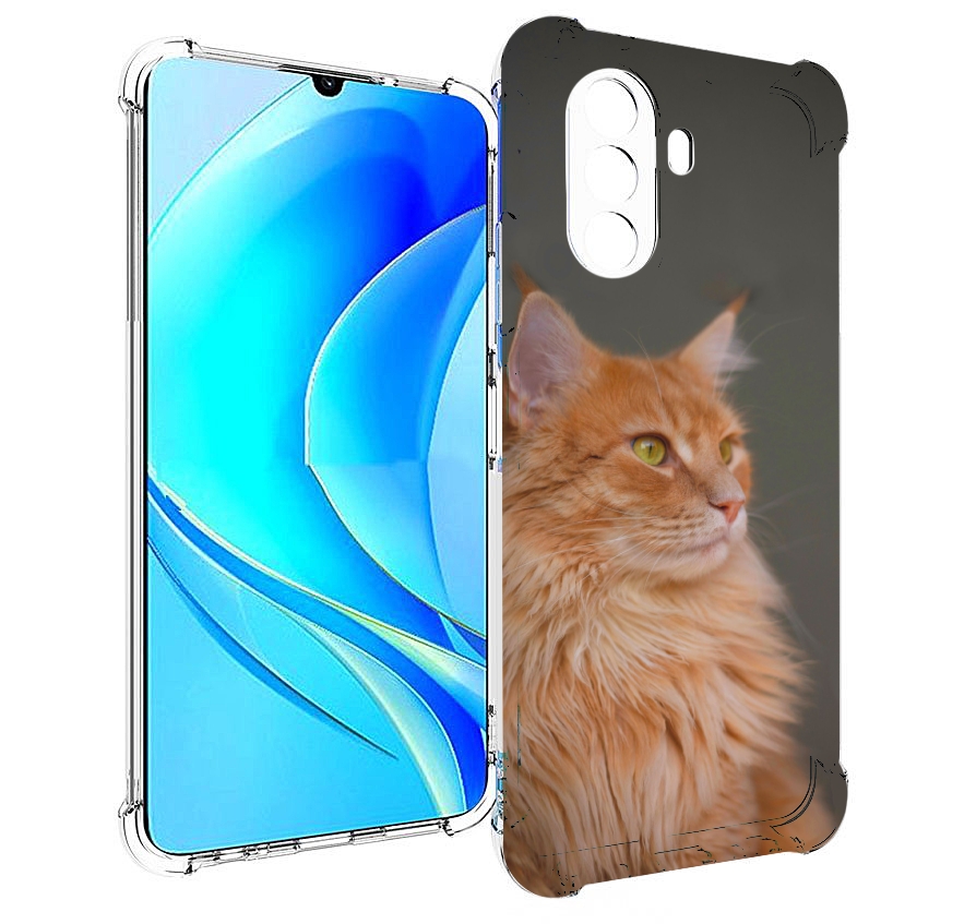 

Чехол MyPads кошка меин кун 1 для Huawei Nova Y70 / Nova Y70 Plus (MGA-LX9N), Прозрачный, Tocco