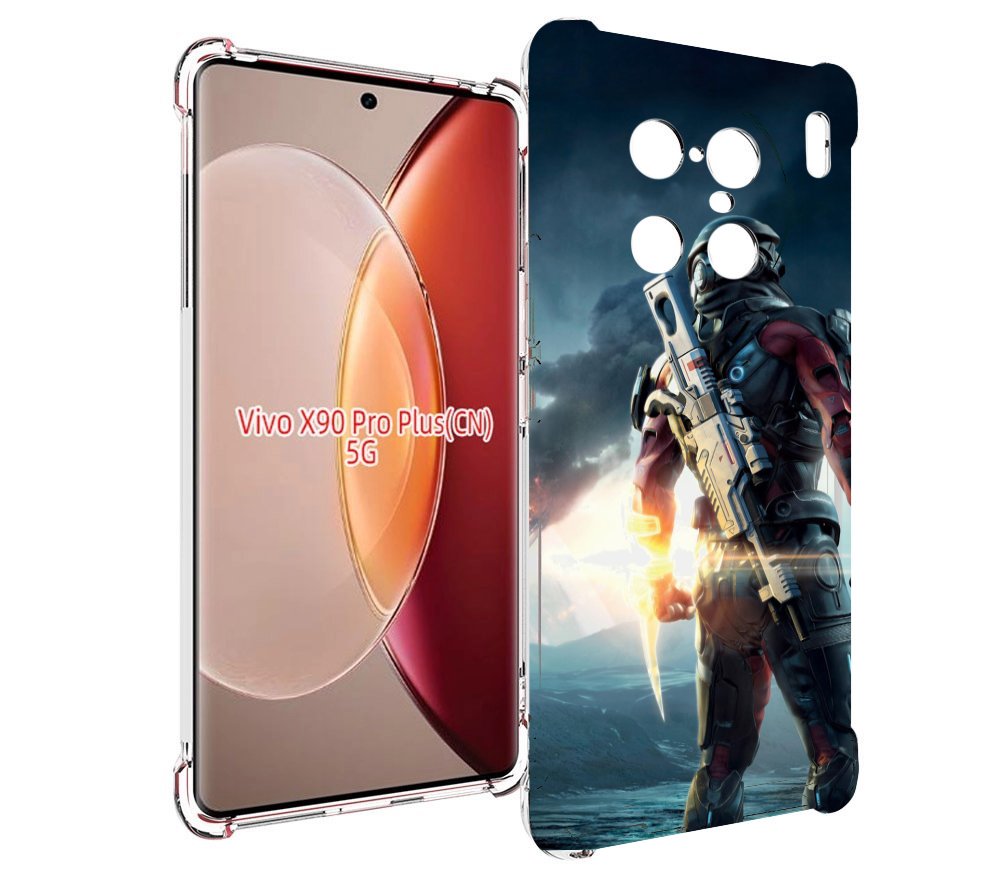 

Чехол MyPads Mass Effect Andromeda Ryder для Vivo X90 Pro Plus, Прозрачный, Tocco