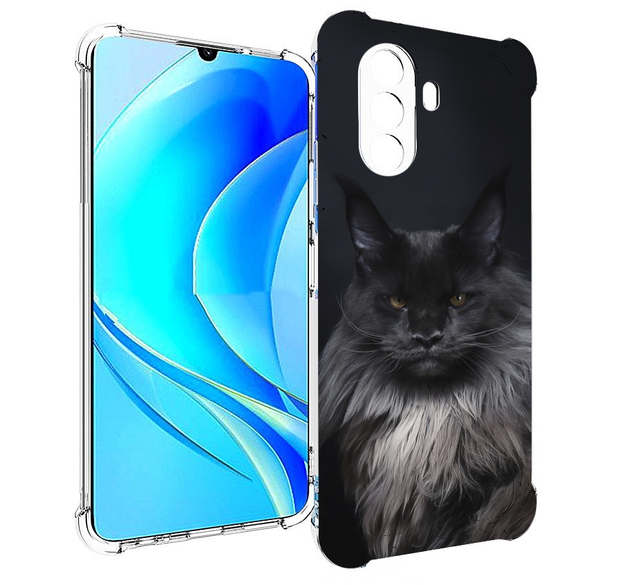 

Чехол MyPads кошка меин кун 2 для Huawei Nova Y70 / Nova Y70 Plus (MGA-LX9N), Прозрачный, Tocco