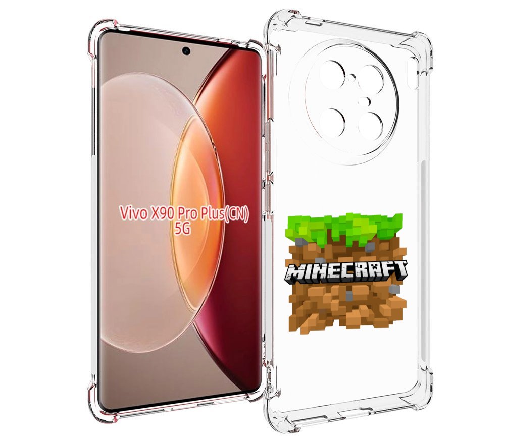 

Чехол MyPads Minecraft-2 для Vivo X90 Pro Plus, Прозрачный, Tocco