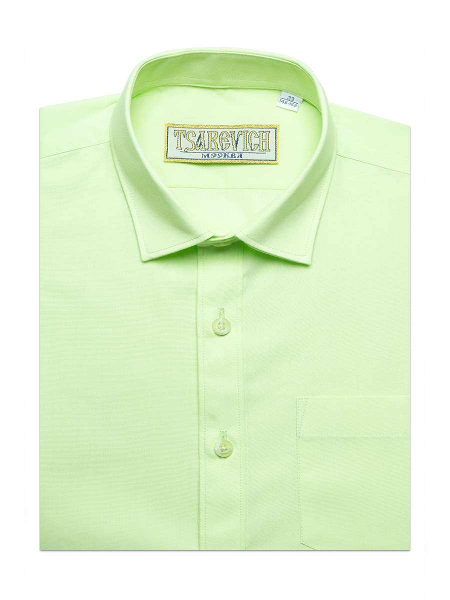 

Рубашка детская Tsarevich Lime, цвет салатовый, размер 146, Зеленый, Lime