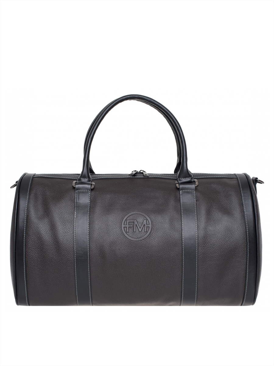 Дорожная сумка унисекс Franchesco Mariscotti 6-425кFM1 коричневая/черная, 47х26х23 см