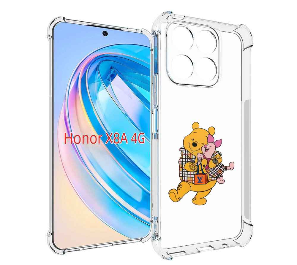 

Чехол MyPads модный-медведь-из-винни-пуха для Honor X8a, Tocco