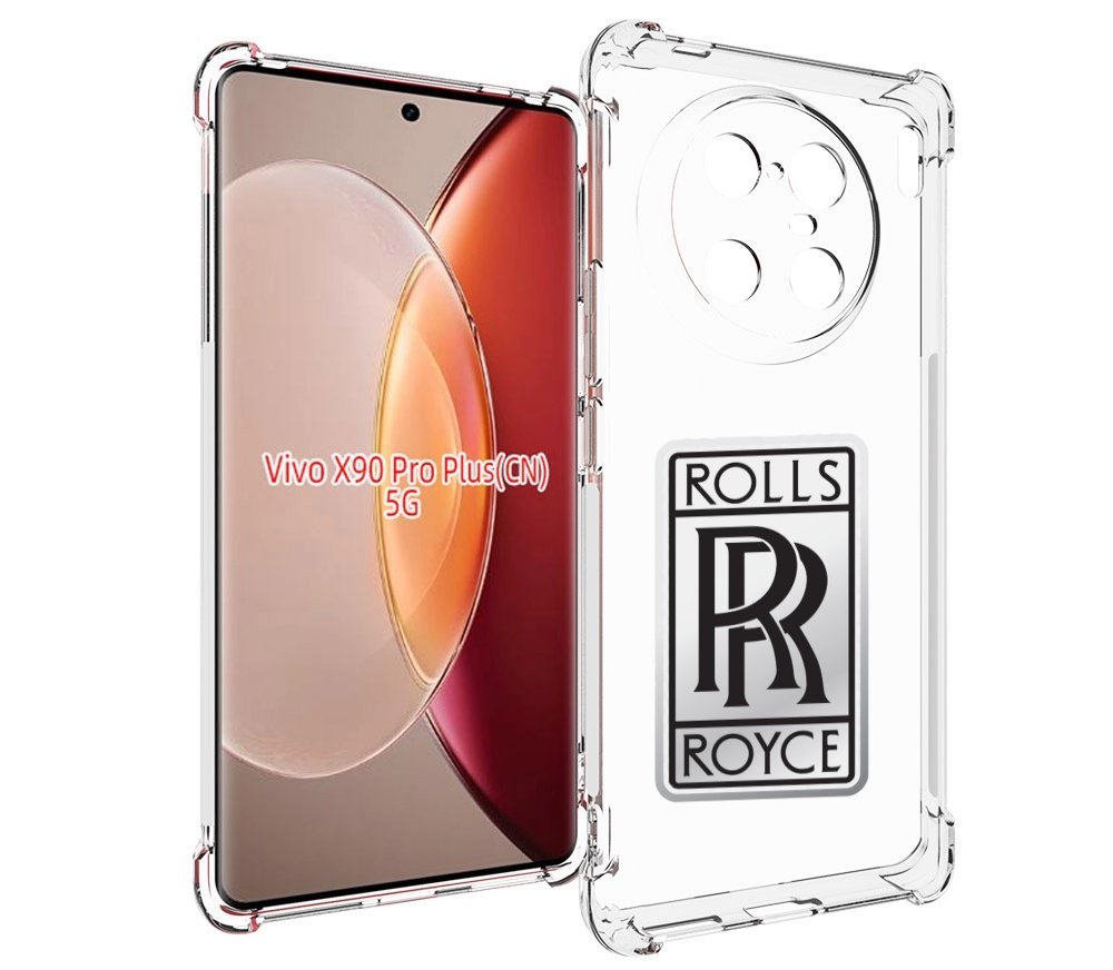 

Чехол MyPads Rolls-Royce мужской для Vivo X90 Pro Plus, Прозрачный, Tocco