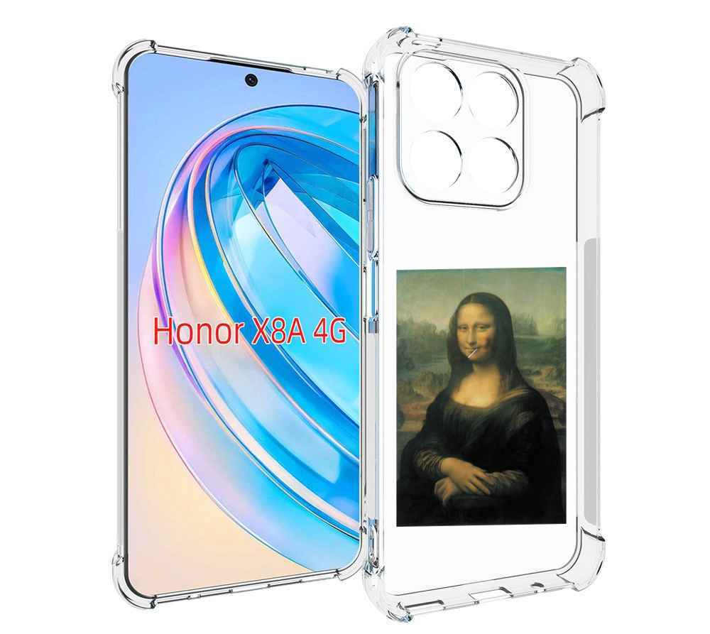 

Чехол MyPads монализа-с-чупачупсом для Honor X8a, Tocco