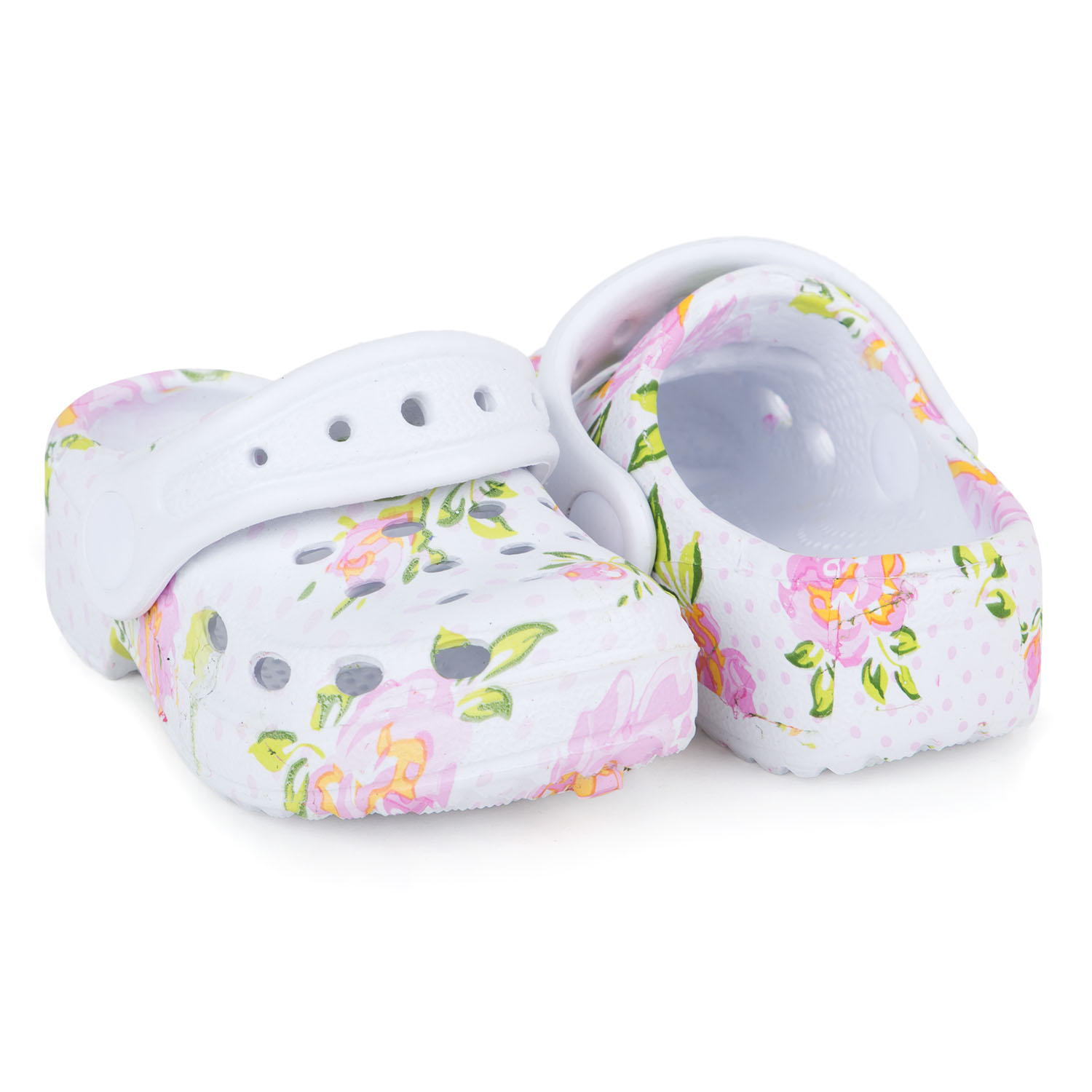 

Сабо для детей KDX QLS21-1 white print белый 18, QLS21-1